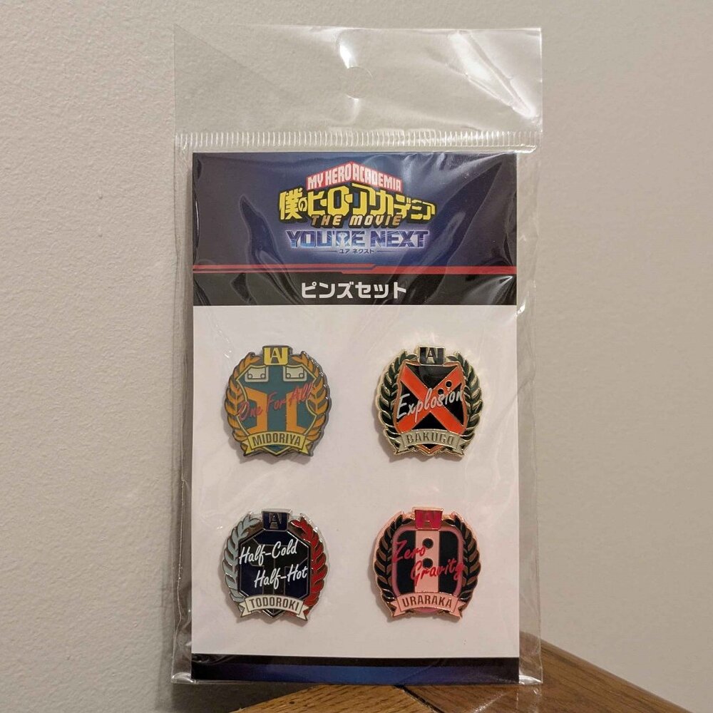My Hero Academia You're Next - pin set